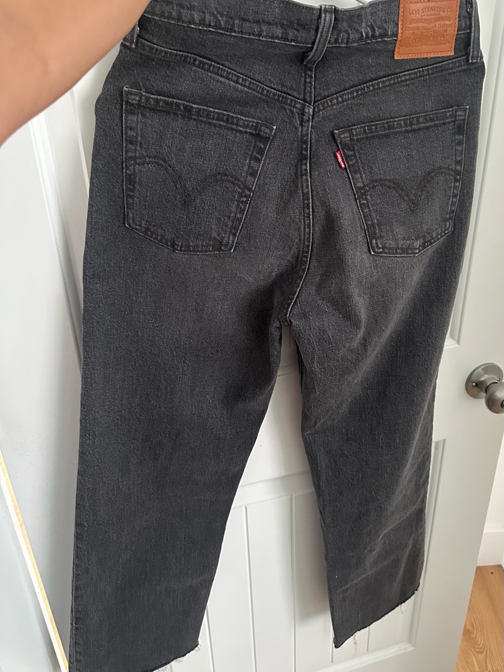 Levi's Women's Black Straight-Leg Jeans